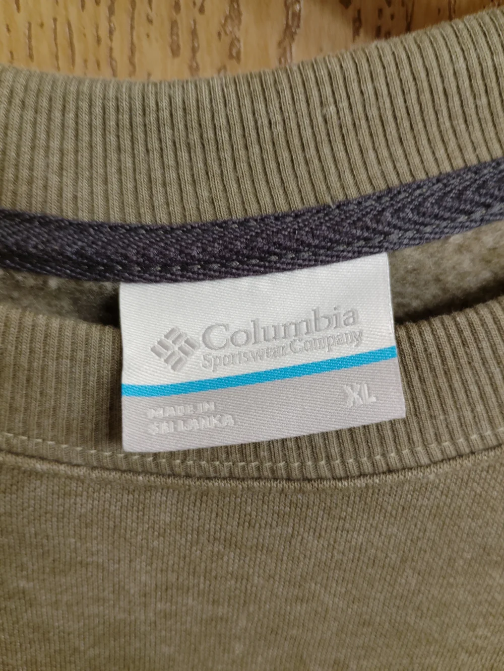 Columbia Men's Olive Crewneck Sweatshirt - Small Logo